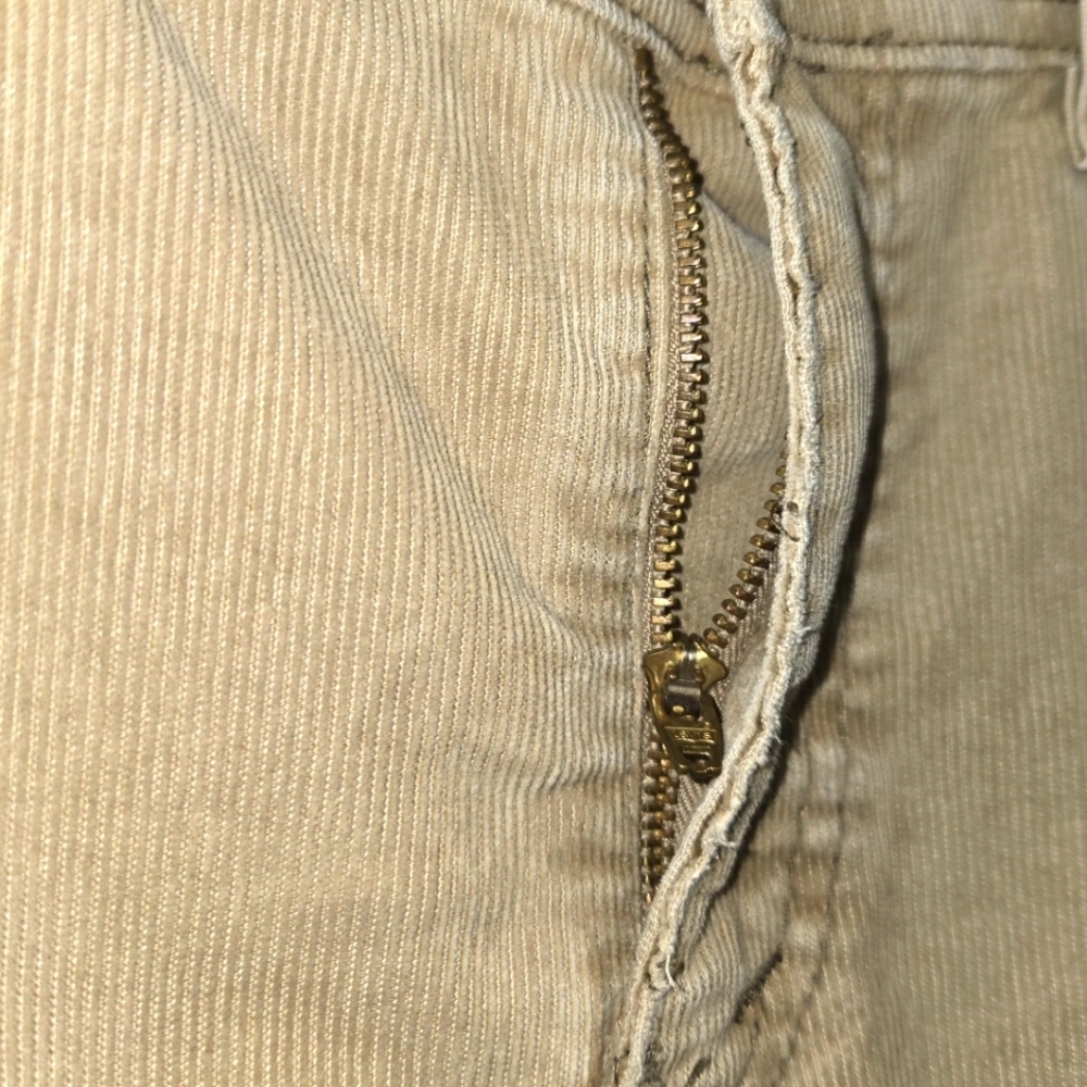 Levi's Y2K Corduroy Maxi Skirt A-line Boho Tan Women's Size Medium Juniors 11 - Picture 6 of 13